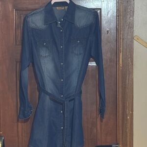 Wrangler Blue Denim Shirt